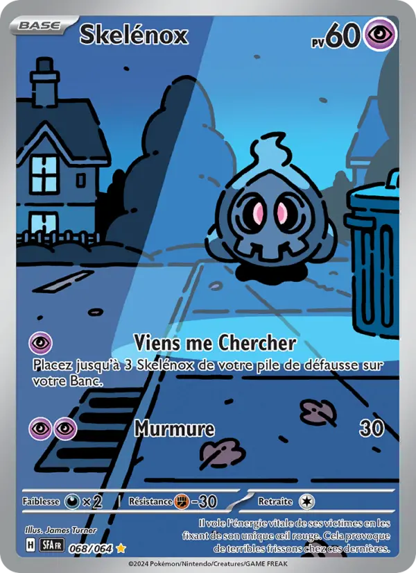 Scan HD carte Pokémon Skelénox 068/64 — Fable Nébuleuse