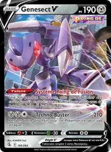 Carte Pokemon Genesect V 185/264 Poing de Fusion