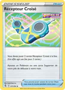 Carte Pokemon Récepteur Croisé 231/264 Poing de Fusion