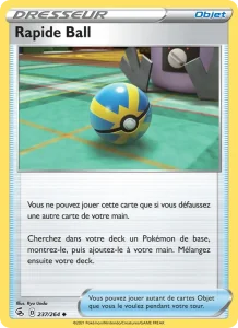 Carte Pokemon Rapide Ball 237/264 Poing de Fusion