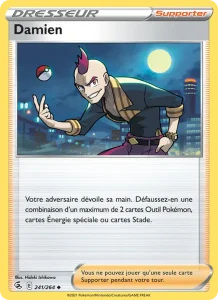 Carte Pokemon Damien 241/264 Poing de Fusion