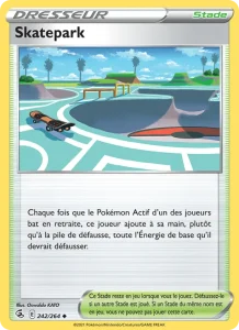 Carte Pokemon Skatepark 242/264 Poing de Fusion