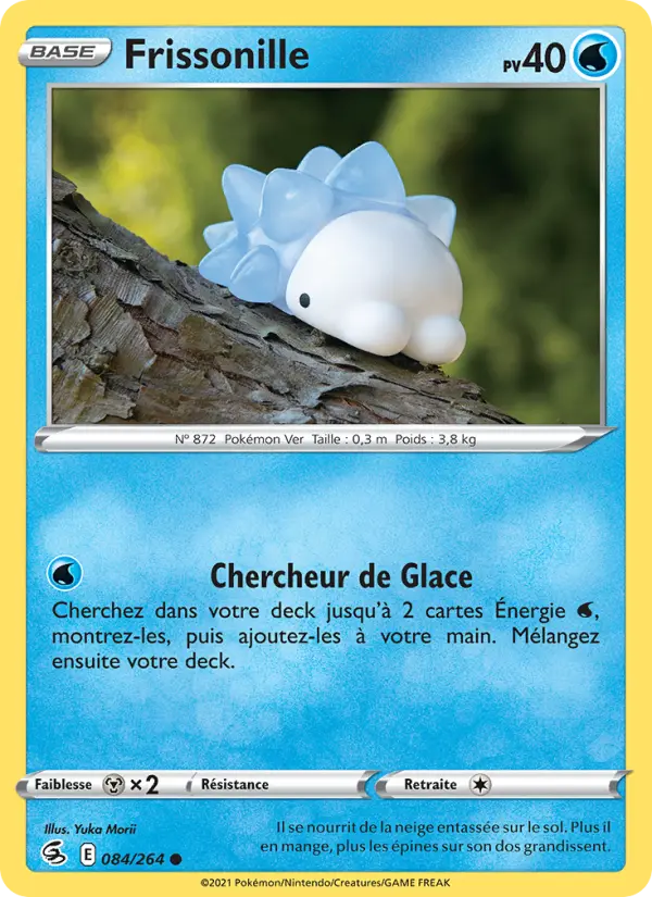 Scan HD carte Pokémon Frissonille 84/264 — Poing de Fusion