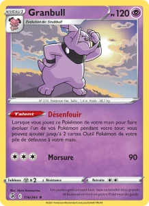 Granbull 116 — Poing de Fusion