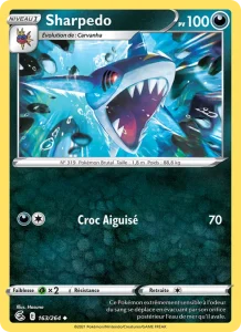 Sharpedo 163 — Poing de Fusion