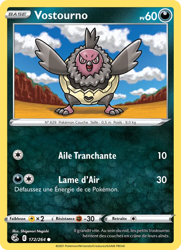 Scan HD carte Pokémon Vostourno 172/264 — Poing de Fusion