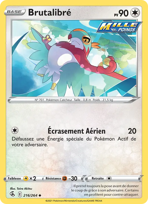 Scan HD carte Pokémon Brutalibré 216/264 — Poing de Fusion
