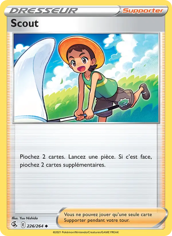 Scan HD carte Pokémon Scout 226/264 — Poing de Fusion