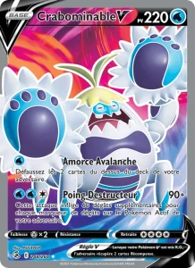 Carte Pokemon Crabominable V 248/264 Poing de Fusion