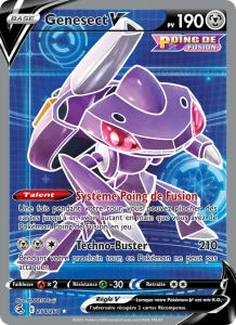 Carte Pokemon Genesect V 254/264 Poing de Fusion