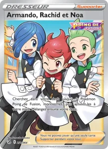 Carte Pokemon Armando, Rachid et Noa 258/264 Poing de Fusion