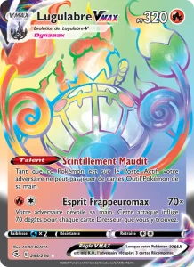 Carte Pokemon Lugulabre VMAX 265/264 Poing de Fusion