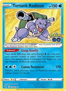 Carte Pokémon Tortank Radieux 018 Pokémon GO