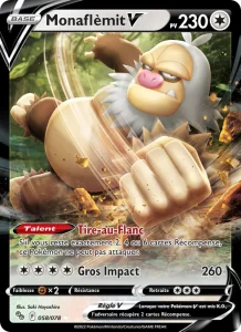 Carte Pokemon Monaflèmit V 058/78 Pokémon GO