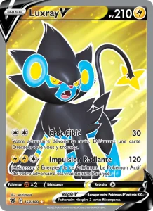 Carte Pokemon Luxray V 168/189 Astres Radieux