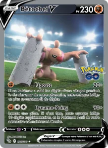 Carte Pokemon Bétochef V 074/78 Pokémon GO
