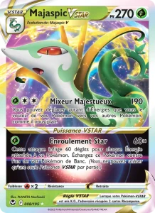 Carte Pokemon Majaspic VSTAR 008/195 Tempête Argentée