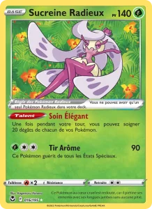 Carte Pokemon Sucreine Radieux 016/195 Tempête Argentée