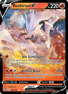 Carte Pokemon Reshiram V 024/195 Tempête Argentée