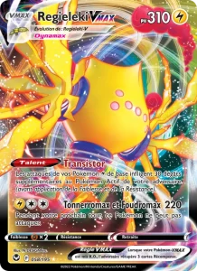 Carte Pokemon Regieleki VMAX 058/195 Tempête Argentée