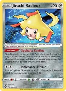 Carte Pokemon Jirachi Radieux 120/195 Tempête Argentée