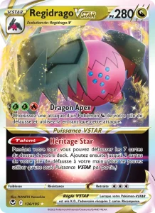Carte Pokemon Regidrago VSTAR 136/195 Tempête Argentée