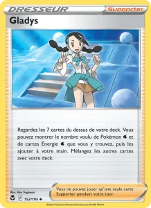 Carte Pokemon Gladys 152/195 Tempête Argentée