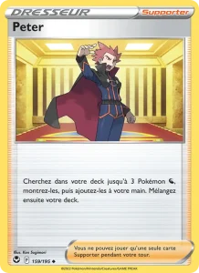 Carte Pokemon Peter 159/195 Tempête Argentée