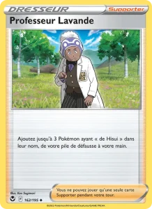 Carte Pokemon Professeur Lavande 162/195 Tempête Argentée