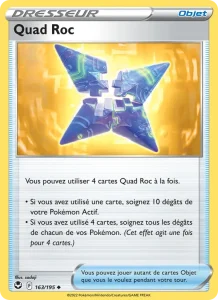 Carte Pokemon Quad Roc 163/195 Tempête Argentée