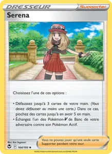 Carte Pokemon Serena 164/195 Tempête Argentée