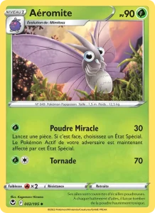 Carte Pokémon Aéromite 002/195
