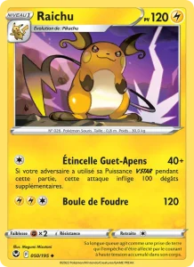 Raichu 050 — Tempête Argentée