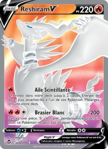 Carte Pokemon Reshiram V 172/195 Tempête Argentée