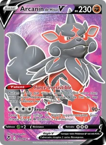 Carte Pokemon Arcanin de Hisui V 179/195 Tempête Argentée