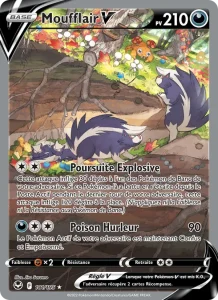 Carte Pokemon Moufflair V 181/195 Tempête Argentée