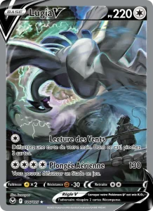 Carte Pokémon Lugia V 186 Tempête Argentée