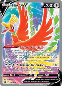 Carte Pokemon Ho-Oh V 187/195 Tempête Argentée