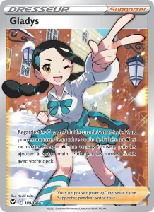 Carte Pokemon Gladys 189/195 Tempête Argentée