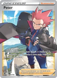 Carte Pokemon Peter 192/195 Tempête Argentée