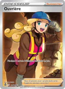 Carte Pokemon Ouvrière 195/195 Tempête Argentée