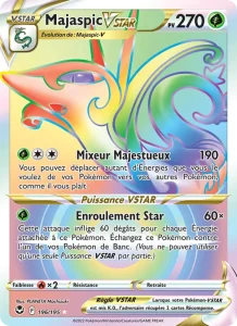 Carte Pokemon Majaspic VSTAR 196/195 Tempête Argentée