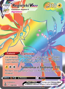 Carte Pokemon Regieleki VMAX 198/195 Tempête Argentée