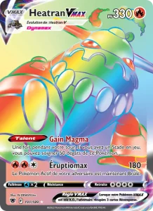 Carte Pokemon Heatran VMAX 191/189 Astres Radieux