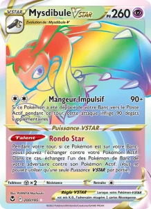 Carte Pokemon Mysdibule VSTAR 200/195 Tempête Argentée