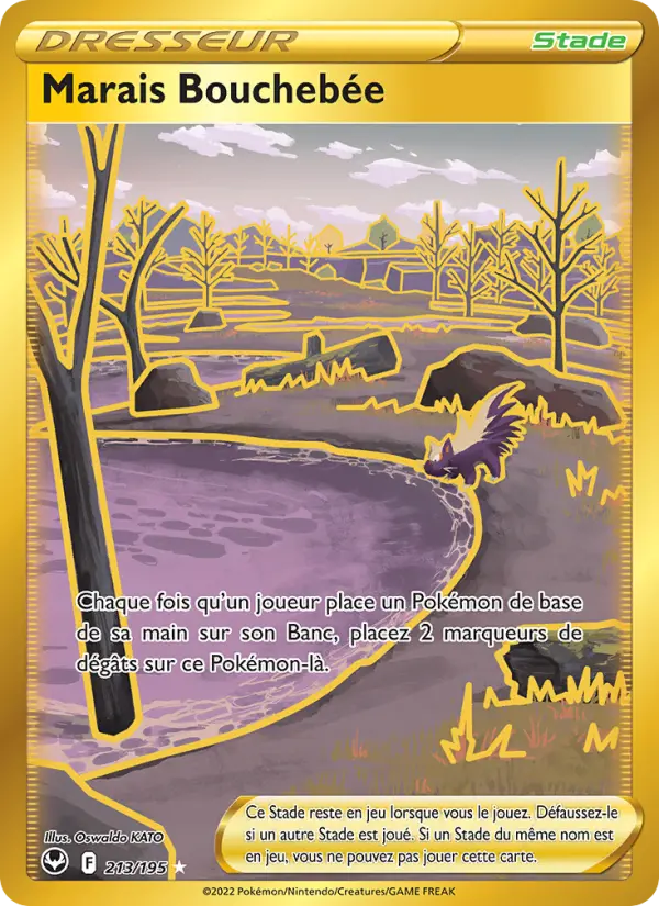 Scan HD carte Pokémon Marais Bouchebée 213/195 — Tempête Argentée