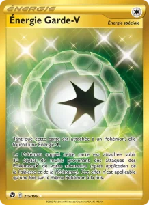 Carte Pokemon Énergie Garde V 215/195 Tempête Argentée