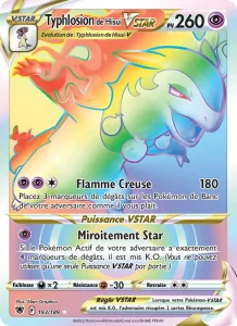 Carte Pokemon Typhlosion de Hisui VSTAR 193/189 Astres Radieux