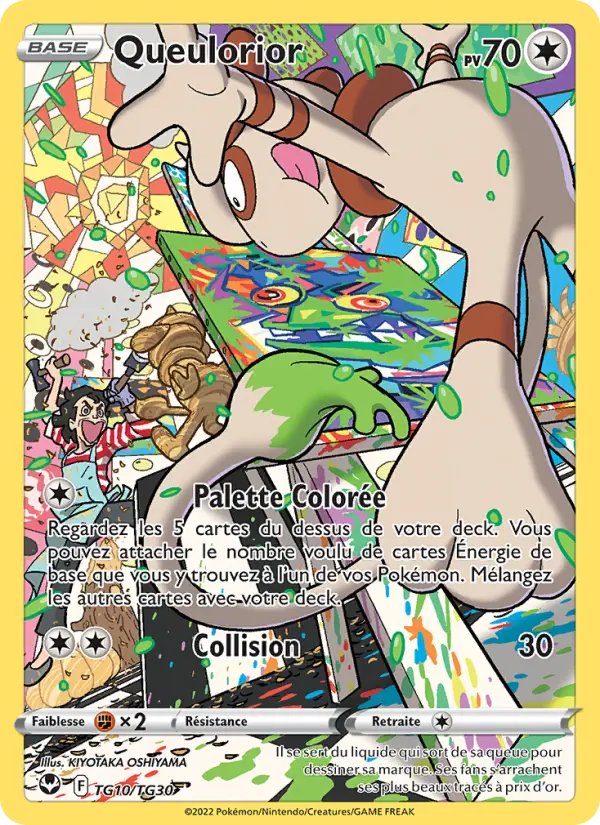 Scan HD carte Pokémon Queulorior TG10/195 — Tempête Argentée