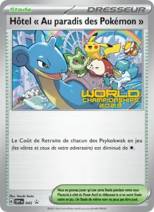 Carte Pokémon Hôtel " Au paradis des Pokémon " 045 SVP Black Star Promos